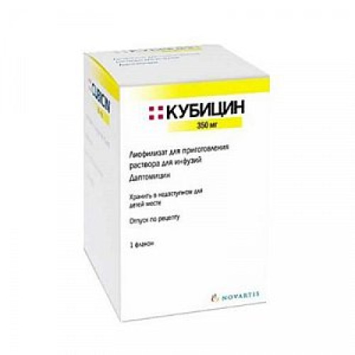 Кубицин лиофилизат для приготовления раствора для инфузий 350 мг флакон 1 шт. Кубицин лиофилизат для приготовления раствора для инфузий 350 мг флакон 1 шт.