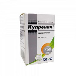Купренил таблетки покрытые пленочной оболочкой 250 мг 100 шт. Купренил таблетки покрытые пленочной оболочкой 250 мг 100 шт.