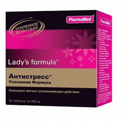 Lady`s Formula Антистресс Усиленная формула таблетки 30 шт. Lady`s Formula Антистресс Усиленная формула таблетки 30 шт.