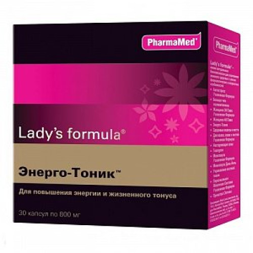 Ледис Формула Энерготоник n30 капс. бад Ледис Формула Энерготоник n30 капс. бад
