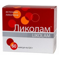 Ликолам капсулы 400 мг 60 шт. (БАД) Ликолам капсулы 400 мг 60 шт. (БАД)