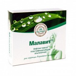 Малавит лифтинг-маска пластифицирующая альгинатная 30 г 2 шт. Малавит лифтинг-маска пластифицирующая альгинатная 30 г 2 шт.