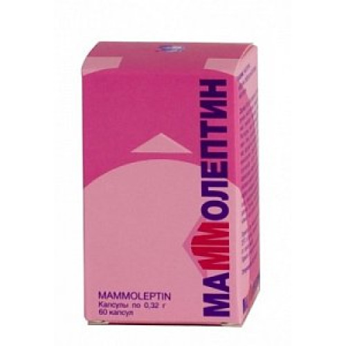 Маммолептин капсулы 0,32 г 60 шт. Маммолептин капсулы 0,32 г 60 шт.