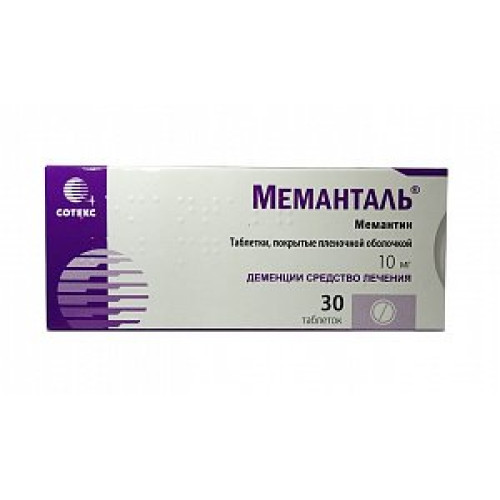 Меманталь таблетки покрытые пленочной оболочкой 10 мг 30 шт. Меманталь таблетки покрытые пленочной оболочкой 10 мг 30 шт.