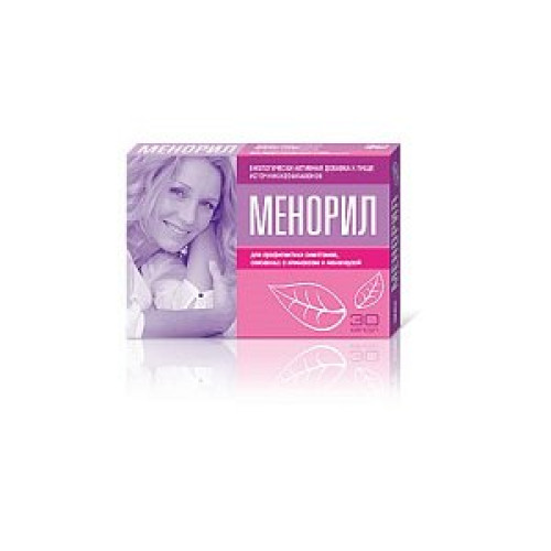 Менорил капсулы 350 мг 30 шт. (БАД) Менорил капсулы 350 мг 30 шт. (БАД)