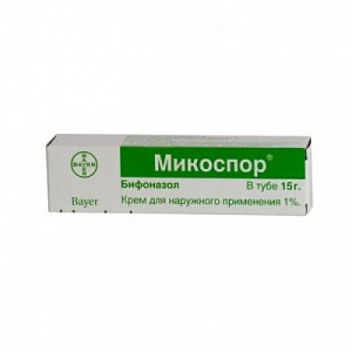 Микоспор крем для наружного применения 1% туба 15 г