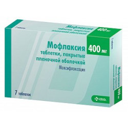 Мофлаксия таблетки покрытые пленочной оболочкой 400 мг 7 шт. Мофлаксия таблетки покрытые пленочной оболочкой 400 мг 7 шт.