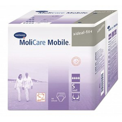 MoliCare Mobile Подгузники-трусики для взрослых S 14 шт. (60-80см) MoliCare Mobile Подгузники-трусики для взрослых S 14 шт. (60-80см)