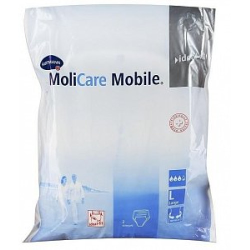 MoliCare Mobile Подгузники-трусики для взрослых XL 2 шт. (130-170см) MoliCare Mobile Подгузники-трусики для взрослых XL 2 шт. (130-170см)