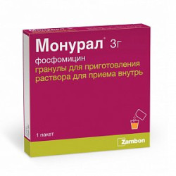 Монурал гранулы для приготовления раствора для приема внутрь 3 г пакетики 1 шт. Монурал гранулы для приготовления раствора для приема внутрь 3 г пакетики 1 шт.