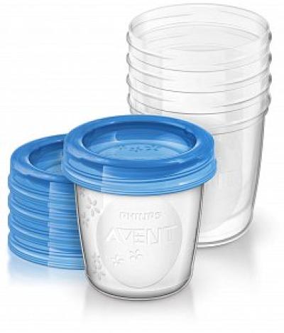 Avent SCF619/05 Контейнер для хранения грудного молока 180 мл 5 шт.
