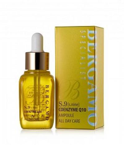 Bergamo S9 Сыворотка ампульная с коэнзимом Q10 Specialist S.Nine Coenzyme Q10 Ampoule All Day Care 30 мл