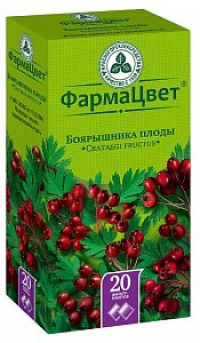 Боярышника плоды фильтр-пакеты 3 г 20 шт.
