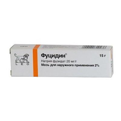 Фуцидин мазь для наружного применения 2% туба 15 г
