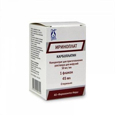 Ириноплат концентрат для приготовления раствора для инфузий 10 мг/мл флакон 45 мл