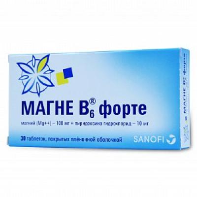 Магне В6 форте таблетки покрытые пленочной оболочкой 30 шт.