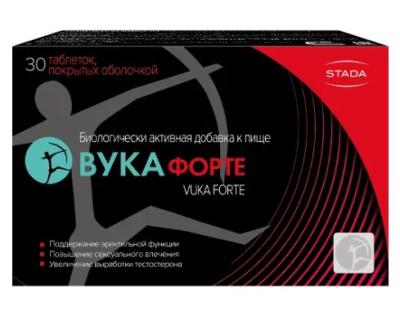Вука Форте, 30 шт, таблетки, покрытые оболочкой массой 1100 мг